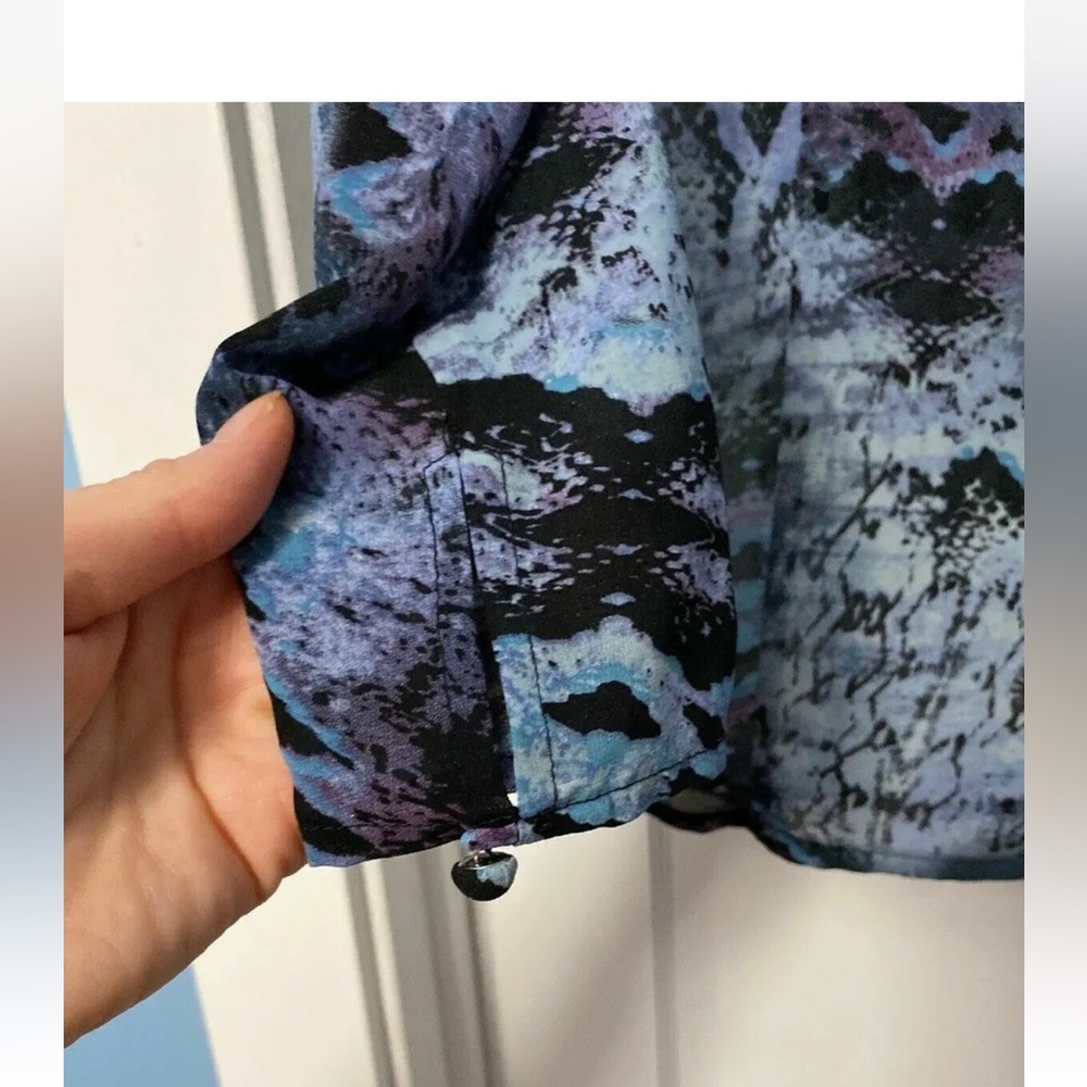 Cabi Style 609 Snake Python Animal Print Button U… - image 3